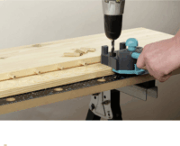 Wolfcraft 4640000 Vezetősablon Ø 6-8-10mm furatokhoz