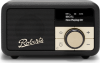 Roberts Radio Petite 2 Bluetooth hordozható FM/DAB/DAB+ Zsebrádió - Fekete