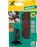 Wolfcraft 5607000 Csiszolólap készlet sarokcsiszolókhoz (4 részes)