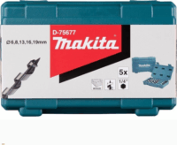 Makita D-75677 Ø 6-19 mm HSS Hatszögletes szár Fafúró készlet (5db/csomag)