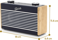 Roberts Radio Rambler Uno Hordozható Bluetooth Rádió - Sötétkék