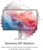 Alogic 32" Clarity Max Touch 16:9 UHD 4K IPS Monitor + 8MP Webcam - Fekete