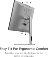 Alogic 32" Clarity Max Touch 16:9 UHD 4K IPS Monitor + 8MP Webcam - Fekete