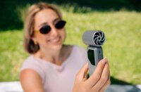 Verbatim Cool n Go Air Jet Hordozható Kézi ventilátor 13,5 cm - Szürke / Lila