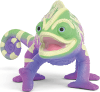 Schleich 14957 A mágikus állatok iskolája Caspar a kaméleon szivárvány színeiben játékfigura