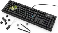 Sharkoon OfficePal KB70W Silent Wireless / Vezetékes Mechanikus RGB Billentyűzet DE - Fekete