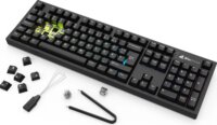 Sharkoon OfficePal KB70W Silent Wireless / Vezetékes Mechanikus RGB Billentyűzet DE - Fekete