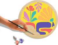 Ravensburger 25921 CreArt Wooden Festés számok szerint fára - Organikus rezgések