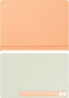 Samsung Galaxy Tab S9 FE+ / S9+ / S10+ 11" Tablet tok - Narancs / Krém