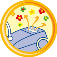 Swirl 186204 Porszívó Ilat gyöngy Magnólia illat (4 db / csomag)