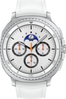 Samsung Galaxy Watch8 Classic 46mm 4G/LTE Okosóra Hibrid szíjjal - Fehér