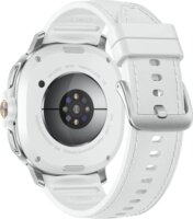 Samsung Galaxy Watch8 Classic 46mm 4G/LTE Okosóra Hibrid szíjjal - Fehér