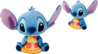 Simba Disney Stitch pizzával plüssfigura 25cm