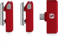 Rode Kétcsatornás csiptetős Wireless USB-C mikrofon szett - Piros