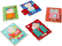 Eichhorn ügyességi textil tanulótáblák bébijáték