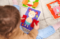 Eichhorn ügyességi textil tanulótáblák bébijáték