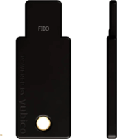 Yubico Security Key NFC USB-A Biztonsági hardver kulcs - Fekete/Arany