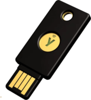 Yubico Security Key NFC USB-A Biztonsági hardver kulcs - Fekete/Arany