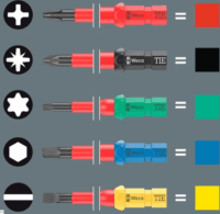 Wera 05006641001 Kompakt Turbo i Imperial Csavarhúzó készlet (16 db / csomag)
