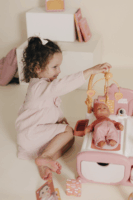 Smoby Baby játék bababölcső baldachinnal bababútor 42cm babákhoz