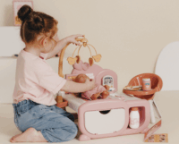 Smoby Baby játék bababölcső baldachinnal bababútor 42cm babákhoz