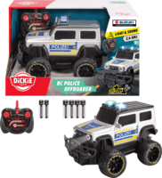 Dickie Toys RC Suzuki Jimny Távirányítós rendőrautó LED fénnyel