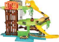Dickie Toys Jungle Garázs autópálya 2db kisautóval
