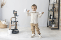 Smoby Rowenta 10 részes Játék takarítókocsi