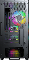 Montech X5M Midi Torony Számítógépház + 4db 120mm ventilátor - Fekete