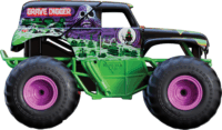 Spin Master Monster Jam Smash "n Bash Grave Digger Távirányítós monster truck 1:15