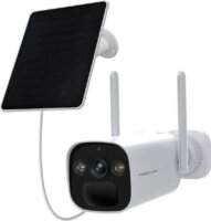 Foscam BP4 3.3mm 4MP kültéri és beltéri WiFi Bullet kamera + napelem - Fehér