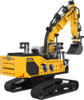 Fischertechnik 576450 Liebherr R 938 pneumatikus kotrógép 689 darabos Építőjáték