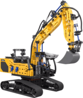 Fischertechnik 576450 Liebherr R 938 pneumatikus kotrógép 689 darabos Építőjáték