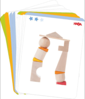 Haba Ferde Tornyok Labdák kreatív fa építőjáték