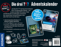 Kosmos Die drei ??? 24 részes 2025 adventi kalendárium kísérleti készlet