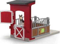 Schleich 42724 Farm World Pónidoboz Mustang kanca figurával