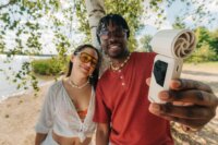 Verbatim Cool n Go Air Jet Hordozható Kézi ventilátor 13,5 cm - Fehér / Ezüst