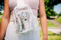 Verbatim Cool n Go IceTouch Hordozható Kézi ventilátor 16 cm - Fehér / Ezüst