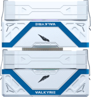 Valkyrie Vind DL125 PWM RGB Univerzális CPU Hűtő - Fehér