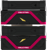 Valkyrie Vind DL125 PWM RGB Univerzális CPU Hűtő - Fekete