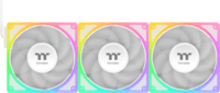Thermaltake TOUGHFAN EX 120 Sync 120mm PWM ARGB Rendszerhűtő ventilátor 3db - Fehér