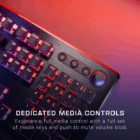 Turtle Beach Vulcan II Mechanikus Vezetékes Gamer Billentyűzet GER - Fekete