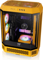 Thermaltake The Tower 600 Midi Torony Számítógépház + 2db 140mm ventilátor - Sárga