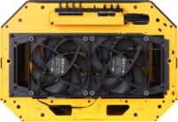 Thermaltake The Tower 600 Midi Torony Számítógépház + 2db 140mm ventilátor - Sárga