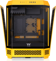 Thermaltake The Tower 600 Midi Torony Számítógépház + 2db 140mm ventilátor - Sárga
