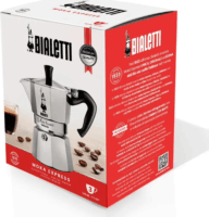 Bialetti Moka Express 50TZ 4 személyes Kotyogós kávéfőző - Ezüst