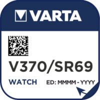 Varta V370 SR69 Ezüst-oxid Óraelem 1.55V (10db / csomag)