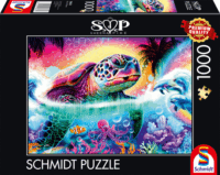 Schmidt Spiele Sheena Pike Neon teknős 1000 darabos Puzzle