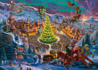 Schmidt Spiele Zac Kinkade Karácsonyi világ 1000 darabos Puzzle