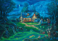 Schmidt Spiele Zac Kinkade Misztikus ház 1000 darabos Puzzle